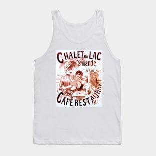 Parisian Café & Restaurant 1888 Advertisement, Saint-Mandé, Paris Tank Top